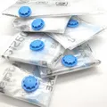 Produktbild: AmazonBasics Vakuumbeutel Jumbo 6erPack Durchsichtig Reißverschluss Ventil Handpumpe