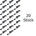 Produktbild: 20 Stück Verpackung PC Computer 3-Pin Stromkabel Netzkabel Stecker EU 1,8M TÜV