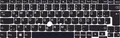 Produktbild: Tastaturaufkleber Notebook Layout Deutsch DE QWERTZ ÜÖÄ Schwarz Lenovo ThinkPad