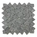 Produktbild: DIVERO 9 Fliesenmatten Mosaikfliese Bruchstein Andesit Naturstein grau á 35x35cm
