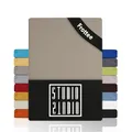 Produktbild: STUDIO Basic Frottee Spannbettlaken 90x200cm – weiches Frottee-Spannbetttuch aus 80 % Baumwolle & 20 % Polyester – Taupe – Öko-Tex Zertifiziert, bügelfrei & elastisch – für Matratzen 15–25cm