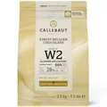 Produktbild: Weiße Kuvertüre, Callebaut W2, 2,5 kg