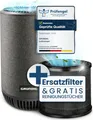 Produktbild: Grundig Luftreiniger Allergiker Air Purifier - Extra leise Hepa Filter mit Premium AKTIVKOHLEFILTER filtert 99,9% Staub/Pollen/Viren Automatikmodus, Luftqualitätsanzeige - 49m2 (Gerät + Ersatzfilter)