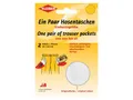 Produktbild: Kleiber 11006 Ein paar Hosentaschen zum Aufbügeln - weiß - ca. 18,5cm x 16cm - 2