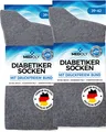 Produktbild: MEDOLY Diabetikersocken (6 Paar) ohne Gummibund, mit 97% Baumwolle, für Damen & Herren - Socken ohne störende Naht, Diabetiker Socken ohne Bund