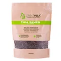 Produktbild: GreatVita Chia Samen 5kg – Naturbelassen, reich an Omega-3 & Ballaststoffen | Ideal für Smoothies, Joghurt, Salate, Backen, Chia-Pudding & Brei
