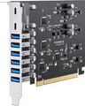 Produktbild: Inateck PCIe Kart USB 3.2 G2 - 2 USB C - 6 USB A Ports 16 Gbps - Controller