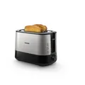 Produktbild: Philips Toaster inkl. Brötchenaufsatz, Schwarz (HD2637/90)