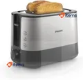 Produktbild: Philips Grill Elektrisch Toaster 2 Schlitze Automatisch Stopp,Black (HD2637 / 90