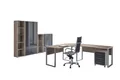 Produktbild: BMG Möbel Büromöbel-Set Office Edition, (Büroset, 6 tlg), Rollcontainer und Aktenschrank abschließbar