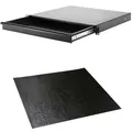 Produktbild: 1HE Rack-Schublade Stahl + Anti-Rutschmatte Adam Hall Nonslip-Rack-Drawer-Liner