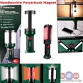 Produktbild: LED Akku Arbeitsleuchte 3in1 Handleuchte Powerbank Magnet Strahler Werkzeuglampe