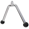 Produktbild: GORILLA SPORTS® Poignée Musculation - en Forme de V, Max 200 kg, Joint Pivotant, Chromé, Acier - Barre Tirage pour Triceps, Accessoire Poulie Musculation, Machine à Câble