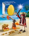 Produktbild: Playmobil 9415 - Pirat mit Kanone & Schatz - Osterei - Geschenkset für Ostern