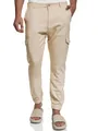 Produktbild: Indicode Herren Booth Cargohose aus Leinen & Baumwolle mit 6 Taschen | Stoffhose für Männer Cornstalk, L