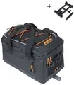 Produktbild: Gepäckträgertasche Basil Miles Tarpaulin MIK 7 Liter 30 x 19 x 16 cm - Schwar...
