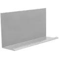 Produktbild: SAREI Winkelblech, BxL: 156 x 1000 mm, Aluminium, natur, mit Wasserfalz - braun