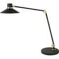 Produktbild: Fabas Luce Led-Schreibtischleuchte Panarea, Schwarz, Gold, Metall, 85 cm, DIN EN ISO 9001, drehbar, Lesearm, 4-fach schaltbar, Touch-Schalter (on/off), schwenkbar, Farbtemperaturwechsler, Lampen & Leuchten, Innenbeleuchtung, Tischlampen, Schreibtischlampen