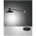 Produktbild: Fabas Luce Panarea Tischleuchte LED 1x10W Metall Schwarz mit mattgold