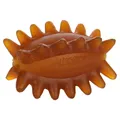 Produktbild: Flamingo Hundespielzeug Rugby Zacken Naturgummi 12,5cm braun für Hunde