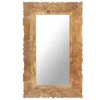 Produktbild: vidaXL Spiegel Wandspiegel Dekoration eckig Spiegel 80x50 cm Massivholz Mango