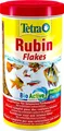 Produktbild: Tetra Rubin Flakes Fischfutter in Flockenform mit natürlichen Farbverstärkern 1L