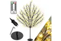 Produktbild: KESSER Künstlicher Weihnachtsbaum, Kirschblütenbaum + Fernbedienung Lichterbaum Indoor Outdoor