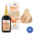 Produktbild: 3x Wella Color Fresh 10/39 Hellstes Gold/Aschblond 75 Ml Haarfarbe