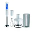 Produktbild: Braun Stabmixer Set 600W Weiß Blau Edelstahl 2 Stufen Zerkleinerer 0,6l