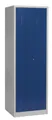 Produktbild: Gürkan Putzmittelschrank 104432 lichtgrau, enzianblau 4 Fachböden 60,0 x 50,0 x