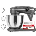 Produktbild: KLAMER Küchenmaschine 1800W, Knetmaschine mit 6 Liter Edelstahl Schüssel, 10 …