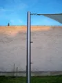 Produktbild: Sonnensegelmast Pfosten Edelstahl VA 3m Ø 80mm 3fach höhenverstellbar 8030/3-3