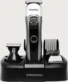 Produktbild: Grundig Haarschneider MGK 6841 | Akku | 1-23 mm | 5 Aufsätze | Bart- & Nasentrimmer | USB | silber/schwarz