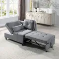 Produktbild: ATLANTIC home collection Schlafsofa Freddy, wandelbar zum Loungesessel, Relaxliege und Gästebett, inkl. Kissen