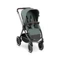 Produktbild: ABC Design Kinderwagen Samba – Kompakter All-Terrain Kinderwagen für Babys & Kleinkinder – inkl. Buggy Sportsitz, Luftkammerräder & höhenverstellbarer Schieber – Babywanne optional (aloe)