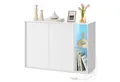 Produktbild: SONGMICS HOME Sideboard mit Beleuchtung, Superschnelle werkzeuglose Montage, Glasablage (TV-Schrank, Glasablage, Toolless-Technologie, Aufbewahrungsschrank, 1 St., Superschnelle werkzeuglose Montage, Sideboard mit Beleuchtung), Aufbewahrungsschrank, TV-Schrank, Toolless-Technologie