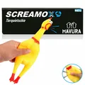 Produktbild: SCREAMOX Hundespielzeug Quietschende Huhn quietscher Spielzeug Welpen Gummi