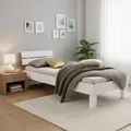 Produktbild: Hasena Trento 16 Prato Bettgestell Massivholzbett - Weiss deckend