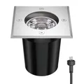 Produktbild: Bodeneinbaustrahler REJA für außen Edelstahl eckig IP67 inkl. GU5.3 LED
