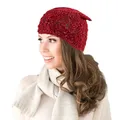 Produktbild: Nogsay Damen Sommer Strickmützen Handgemacht Häkelmütze Slouch Beanie Mütze Dünne Leichte Sommermütze