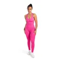 Produktbild: SMILODOX Jumpsuit Damen Elsie, Seamless Einteiler mit Racerback, Ganzkörperanzug geripptes Material, Sportanzug figurformender Fit, Overall atmungsaktiv, perfekt für Workouts, Athleisure & Yoga