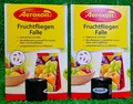 Produktbild: 2x Aeroxon FRUCHTFLIEGEN FALLE (2 Doppel Leimfallen +2x Flaschen Lockstoff)