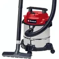 Produktbild: Nass-trockensauger Tc-vc 1812/1 S (1250 W, 180 Mbar, 4 Lenkrollen, 12 L Behälter, Inkl. Fugen- & Kombidüse, Schaumstofffilter, Schmutzfangsack & Filterbeutel) - Einhell