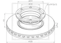 Produktbild: PE Automotive Bremsscheibe hinten