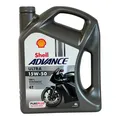 Produktbild: 4 Liter Shell Advance Ultra 15W-50 Motorradöl 15W50  4 Takt Vollsynthetisch