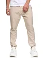 Produktbild: Indicode Herren Blnda Stoffhose aus Leinen & Baumwolle | Herrenhose Freizeithose Männer Fog, M