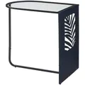 Produktbild: [en.casa] Beistelltisch, Schwarz, Glas, 50x50x35 cm, Wohnzimmer, Wohnzimmertische, Beistelltische