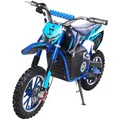 Produktbild: Actionbikes Motors Kinder-Crossbike Viper, Elektro-Kindermotorrad, 1000 Watt, bis 24 km/h, Scheibenbremsen, ab 8 Jahren (Blau)
