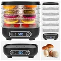 Produktbild: Trockner für Obst und Gemüse Pilze 300W 5 Siebe Display Thermozyklus Teesa
