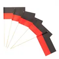 Produktbild: Everflag Papierfähnchen: schwarz-rot 500er Packung